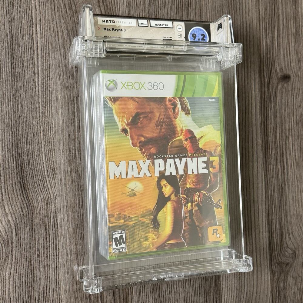 Max Payne 3 Xbox 360 WATA 9.2 A+ Sealed